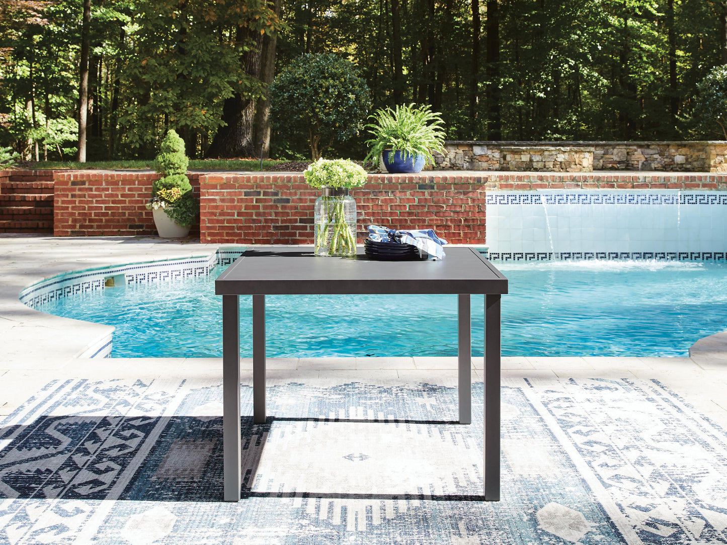 Ashley Point Bonita Gray Outdoor Dining Table