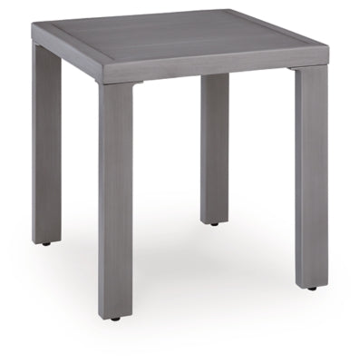 Ashley Dillon Beach Gray Outdoor End Table