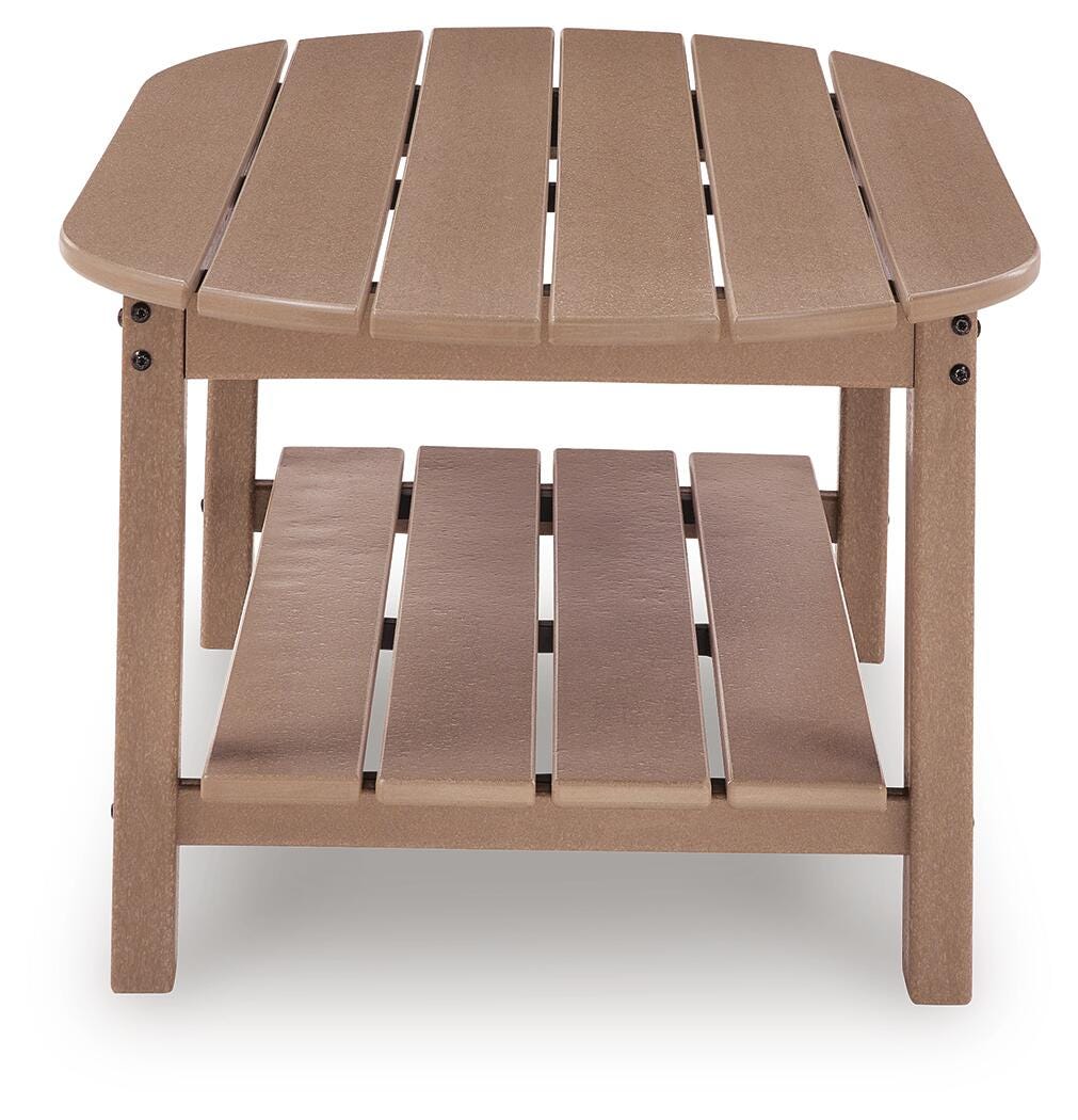Ashley Cliffs Beach Driftwood Outdoor Coffee Table
