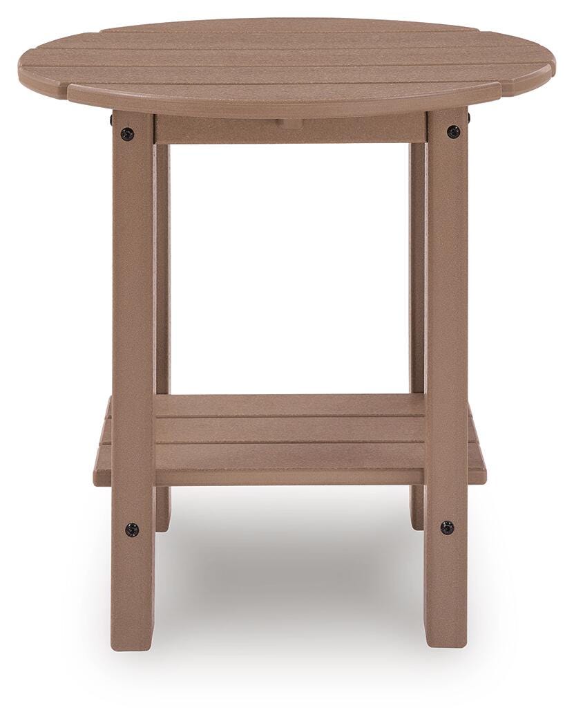 Ashley Cliffs Beach Driftwood Outdoor End Table
