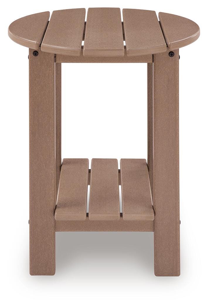 Ashley Cliffs Beach Driftwood Outdoor End Table