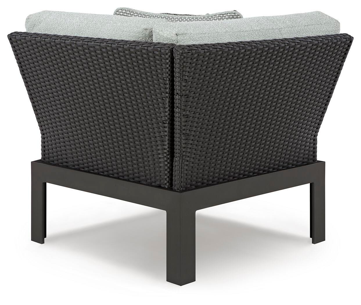 Ashley Beachloft Black Gray 4-Piece Outdoor Sectional