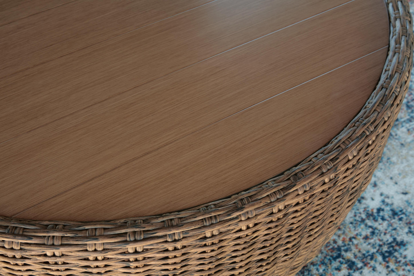 Ashley Cardiff Beach Beige Outdoor Coffee Table