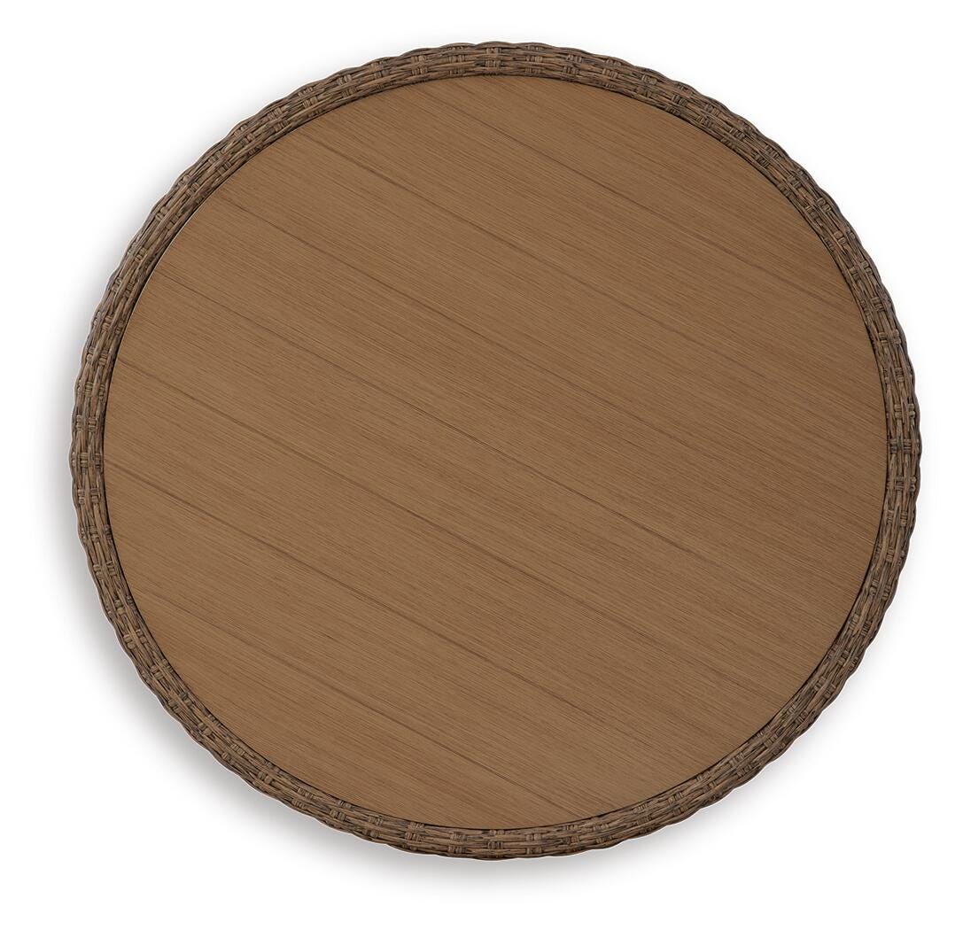 Ashley Cardiff Beach Beige Outdoor Coffee Table