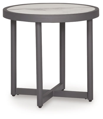 Ashley North Island Gray Outdoor End Table