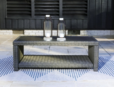 Ashley Elite Park Gray Outdoor Coffee Table