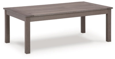Ashley Hillside Barn Brown Outdoor Coffee Table