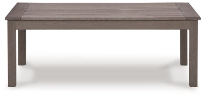 Ashley Hillside Barn Brown Outdoor Coffee Table