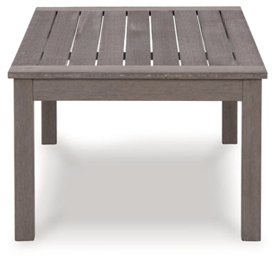 Ashley Hillside Barn Brown Outdoor Coffee Table