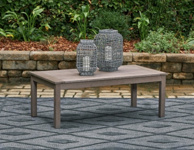 Ashley Hillside Barn Brown Outdoor Coffee Table