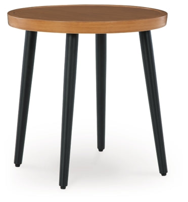 Ashley Horizon Hall Two-tone Brown Outdoor End Table