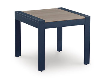 Ashley Mabry Shores Navy Blue Driftwood Outdoor End Table