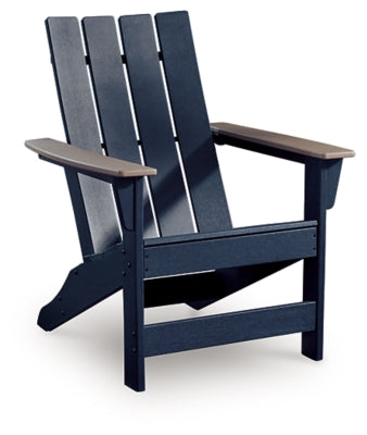 Ashley Mabry Shores Navy Blue Driftwood Adirondack Chair