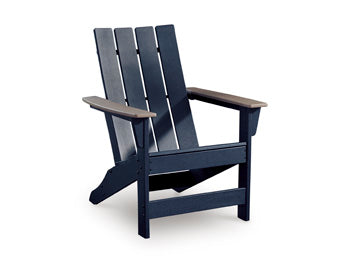 Ashley Mabry Shores Navy Blue Driftwood Adirondack Chair