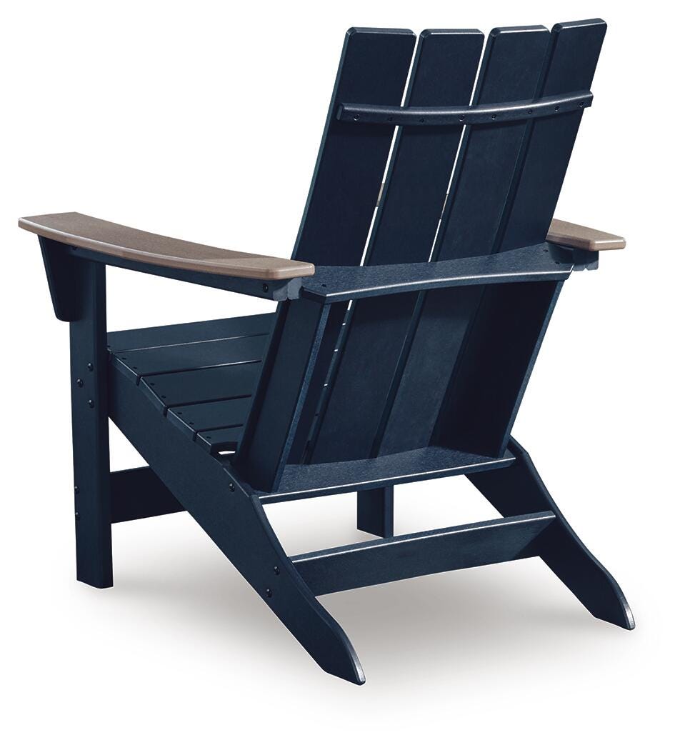 Ashley Mabry Shores Navy Blue Driftwood Adirondack Chair