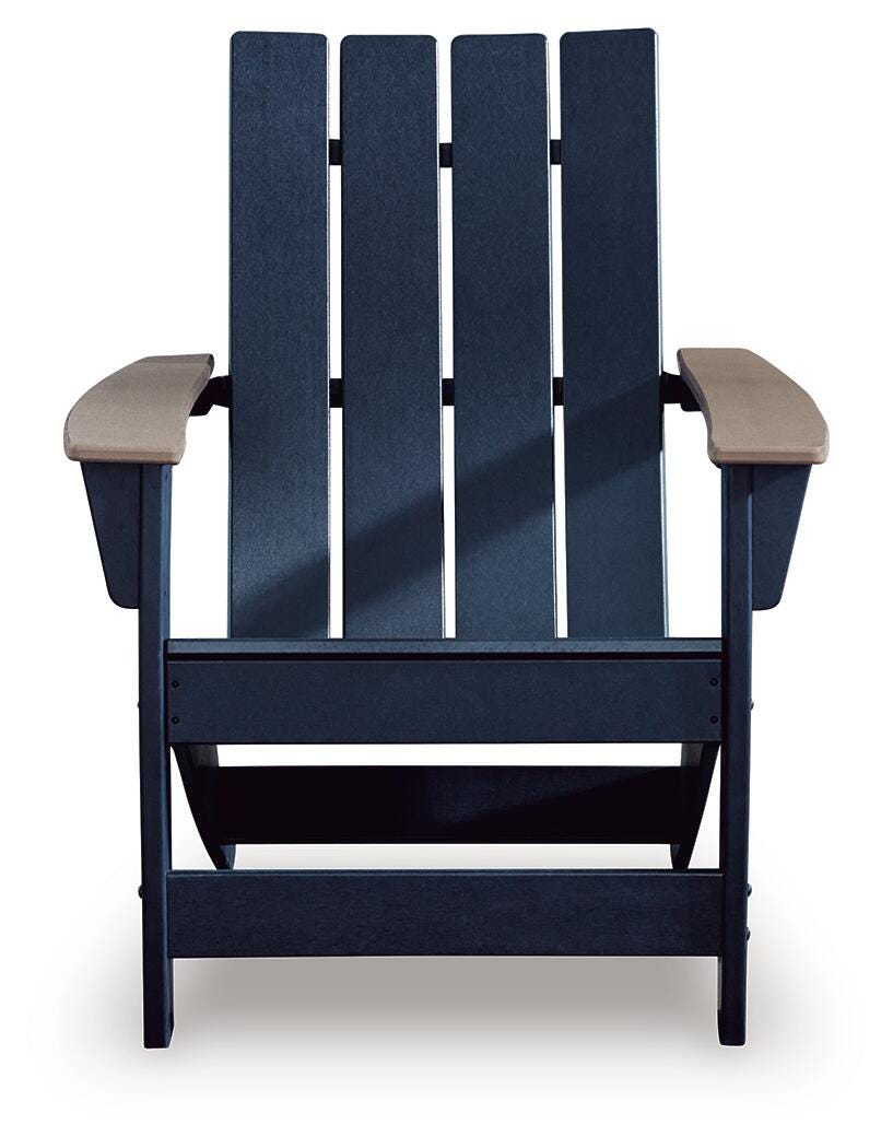 Ashley Mabry Shores Navy Blue Driftwood Adirondack Chair