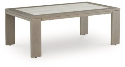 Ashley Kimpton Isle Brown Outdoor Coffee Table