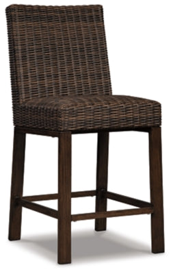 Ashley Paradise Trail Medium Brown Bar Stool (Set of 2)