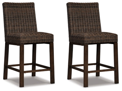 Ashley Paradise Trail Medium Brown Bar Stool (Set of 2)