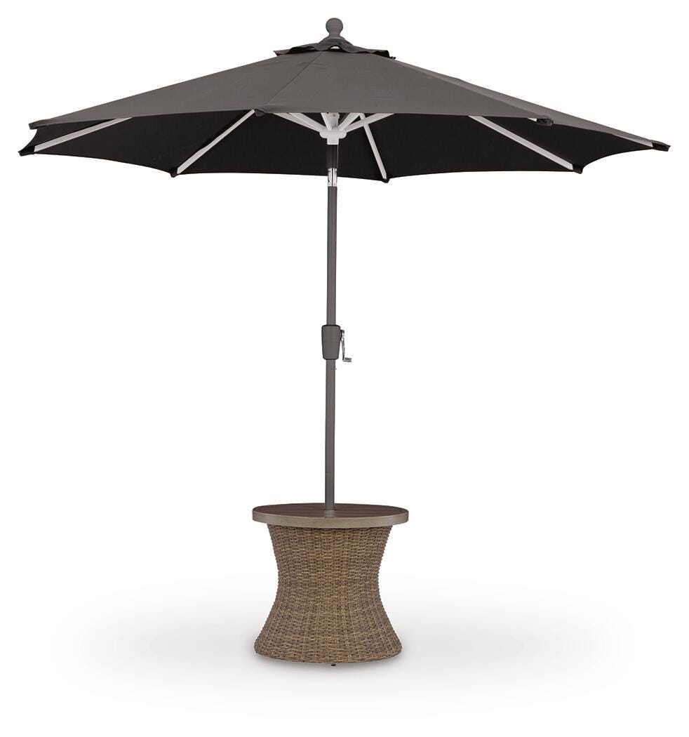 Ashley Revare Beach Beige Outdoor End Table