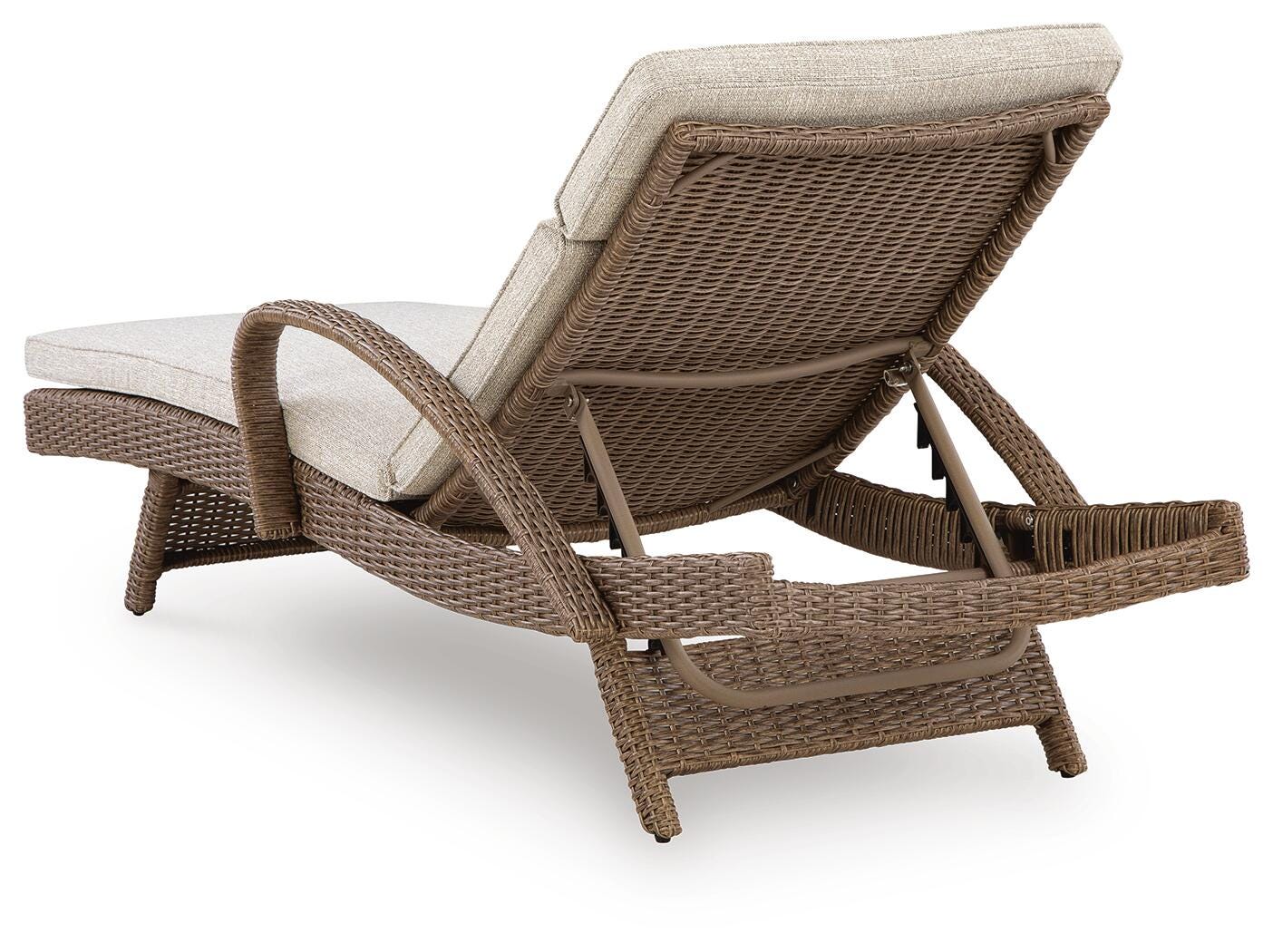 Ashley Revare Beach Beige Chaise Lounge with Cushion