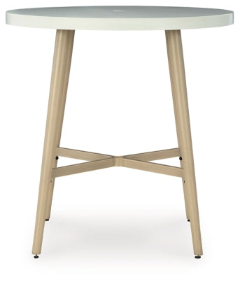 Ashley Seton Creek Beige Outdoor Bar Table
