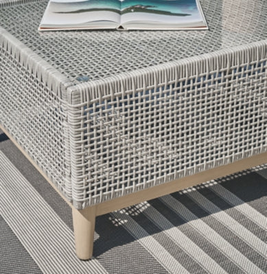 Ashley Seton Creek Gray Outdoor Coffee Table