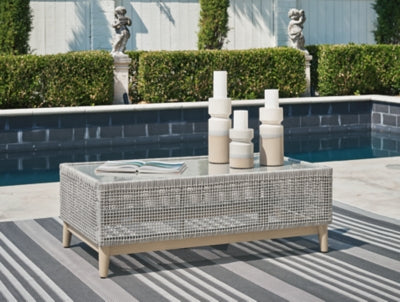 Ashley Seton Creek Gray Outdoor Coffee Table