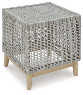 Ashley Seton Creek Gray Outdoor End Table