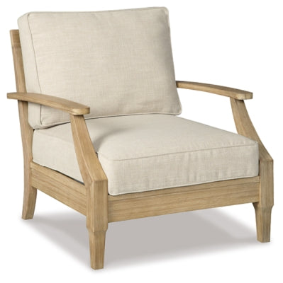 Ashley Clare View Beige Lounge Chair with Cushion