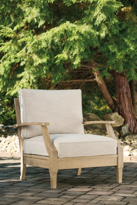 Ashley Clare View Beige Lounge Chair with Cushion