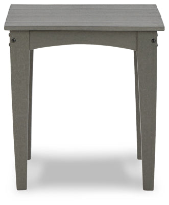 Ashley Visola Gray Outdoor End Table