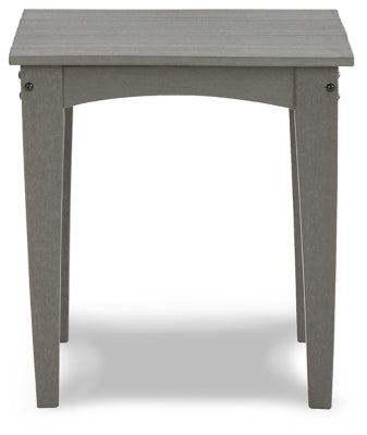 Ashley Visola Gray Outdoor End Table