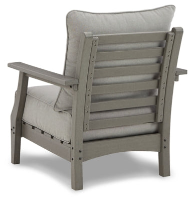 Ashley Visola Gray Lounge Chair with Cushion (Set of 2)