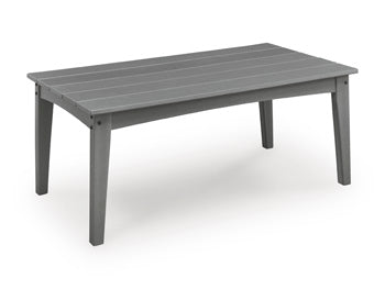 Ashley Lone View Bay Gray Outdoor Coffee Table