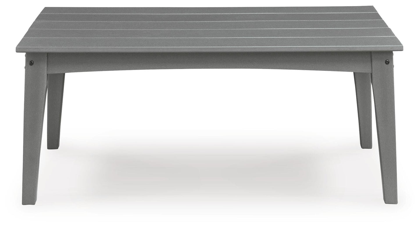 Ashley Lone View Bay Gray Outdoor Coffee Table