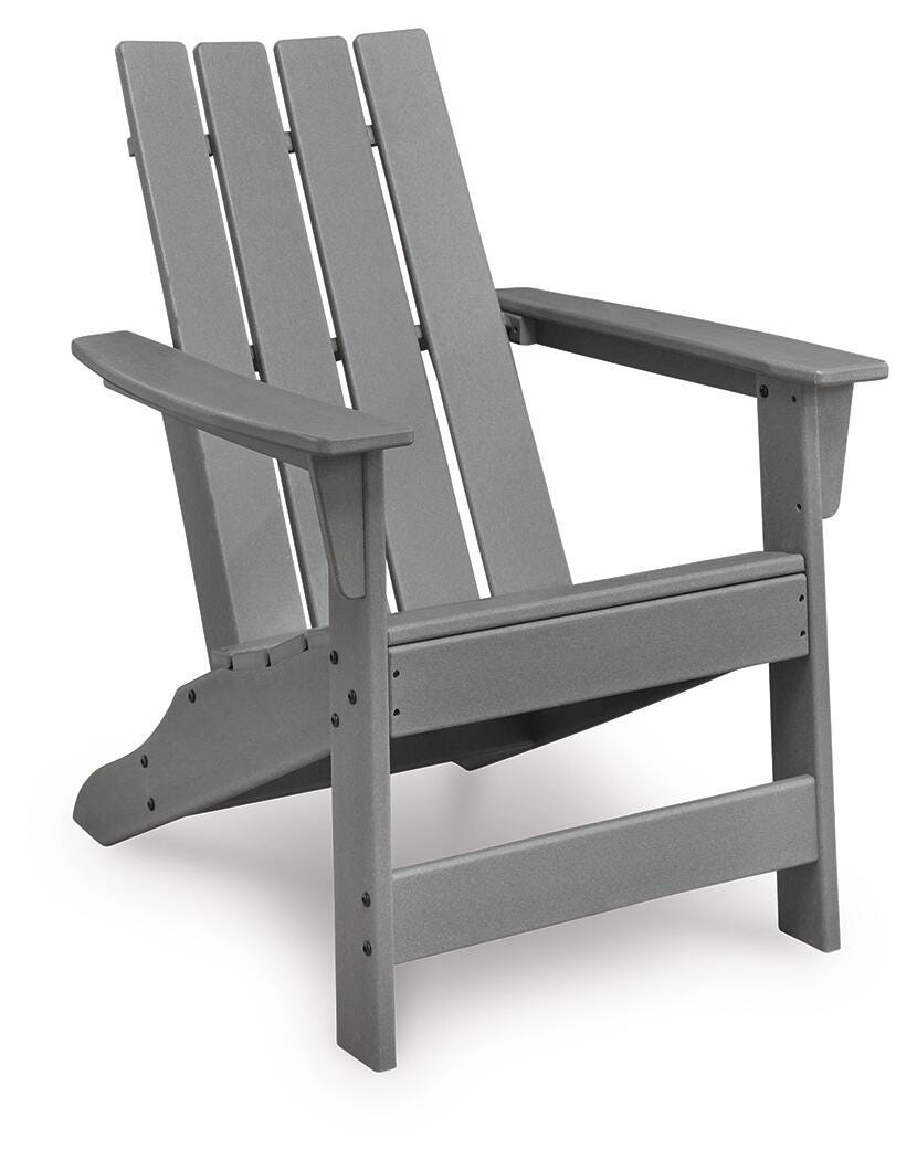 Ashley Lone View Bay Gray Adirondack Chair