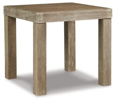 Ashley Silo Point Brown Outdoor End Table
