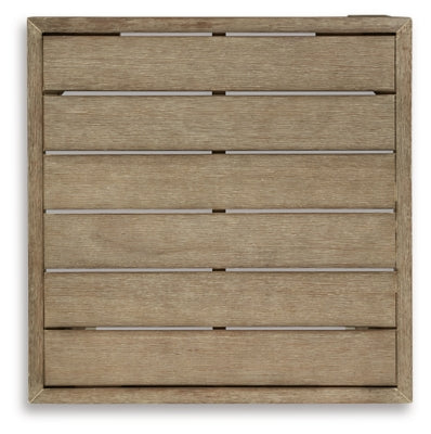 Ashley Silo Point Brown Outdoor End Table