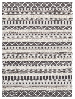 Ashley Karalee Ivory Brown 5' x 7' Rug