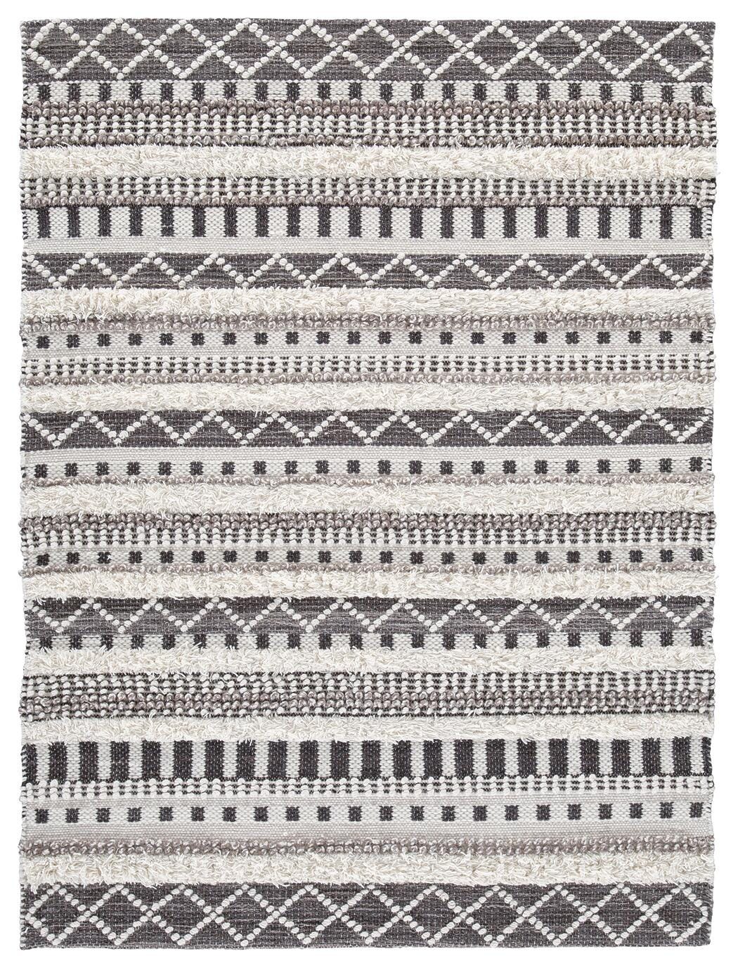 Ashley Karalee Ivory Brown 5' x 7' Rug