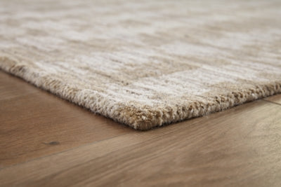 Ashley Abanlane Brown Cream 5' x 7' Rug
