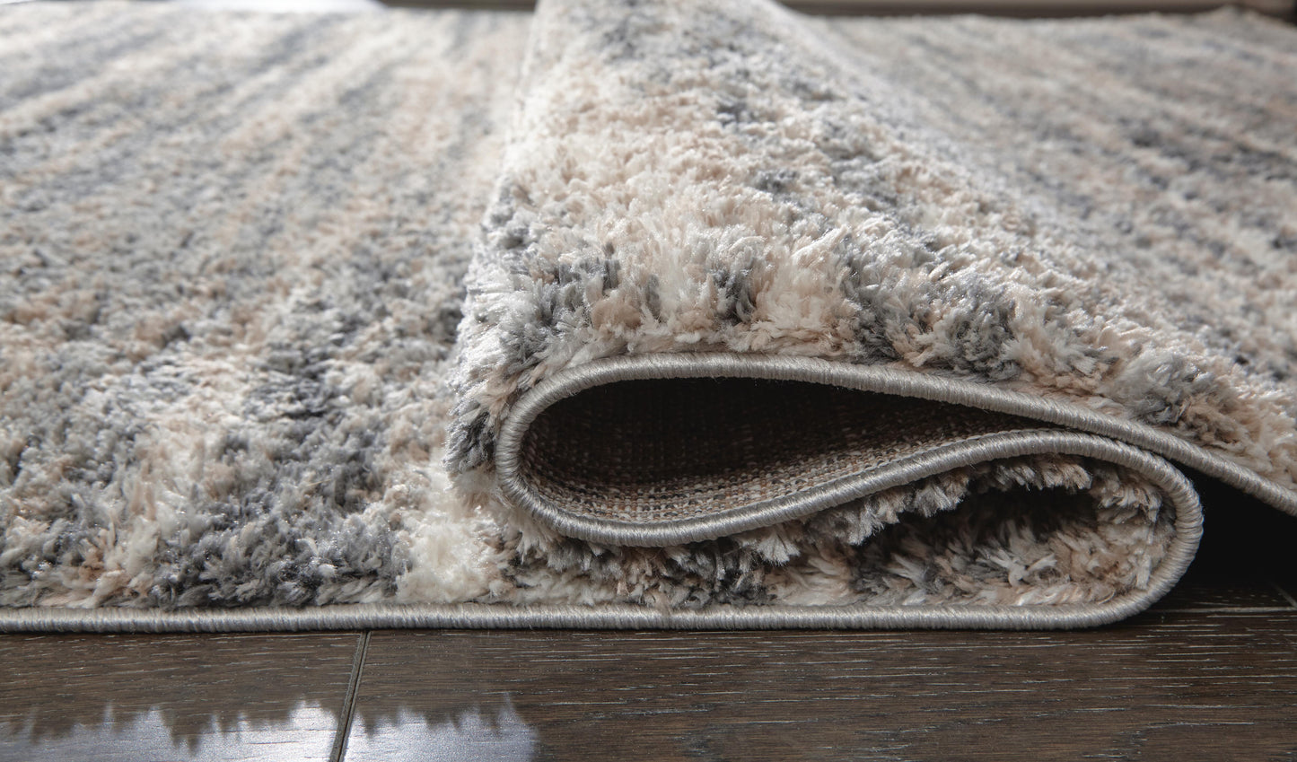 Ashley Gizela Ivory Beige Gray 5'3" x 7'3" Rug