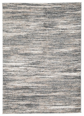 Ashley Gizela Ivory Beige Gray 7'10" x 10' Rug