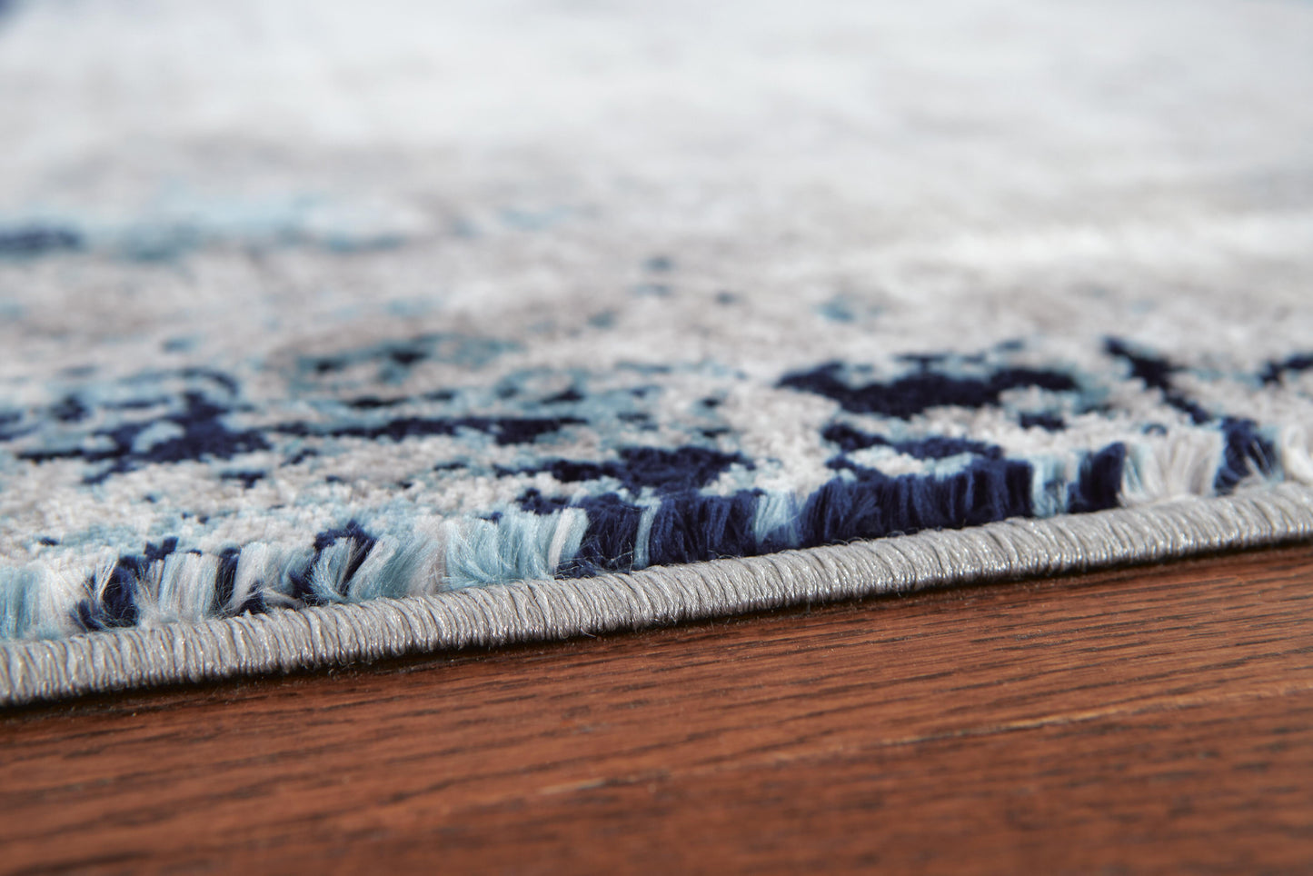 Ashley Leonelle Cream Blue Gray 5'3" x 7'3" Rug