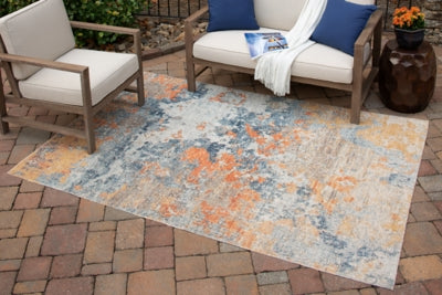 Ashley Wraylen Multi 5'3" x 7' Rug