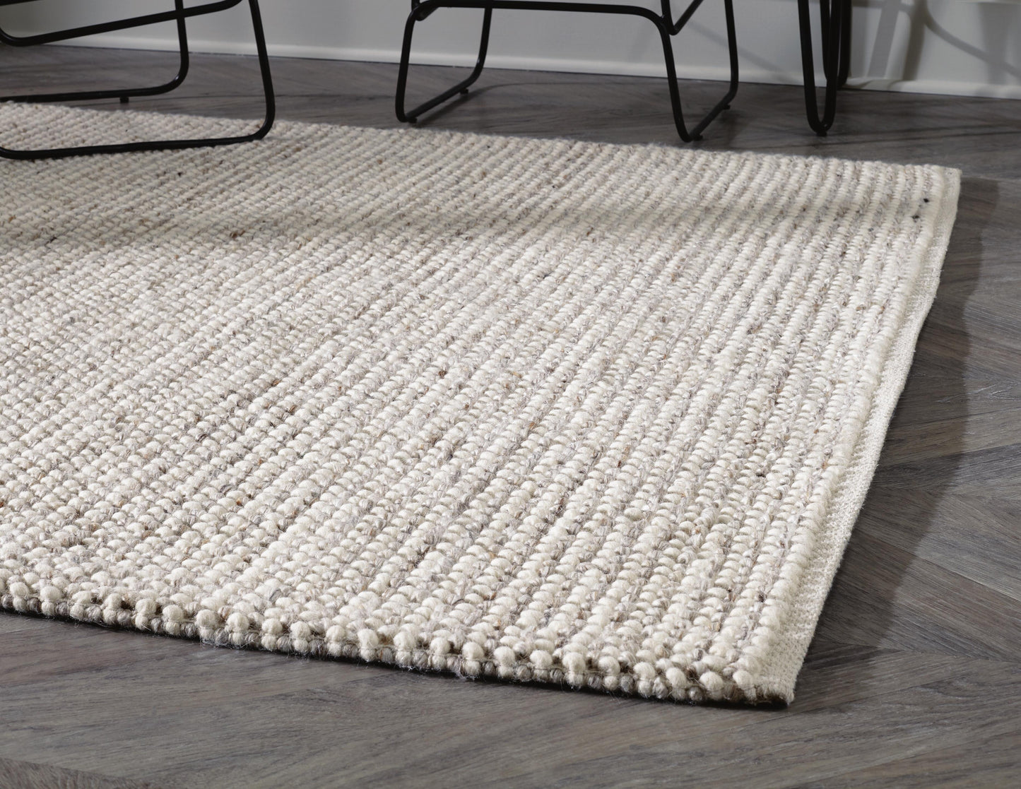 Ashley Jossick Cream Taupe 5' x 7' Rug