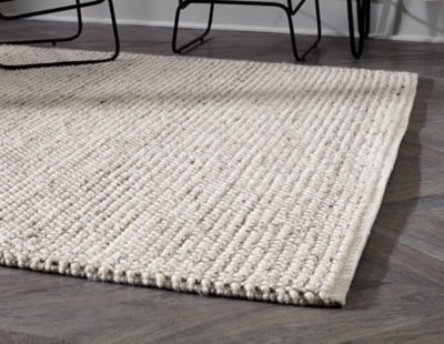 Ashley Jossick Cream Taupe 5' x 7' Rug
