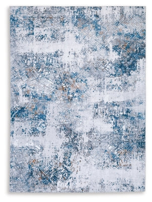 Ashley Garyard Multi 5' x 7' Washable Rug