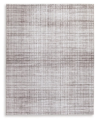 Ashley Moorhill Cream Taupe 7'7" x 9'8" Washable Rug